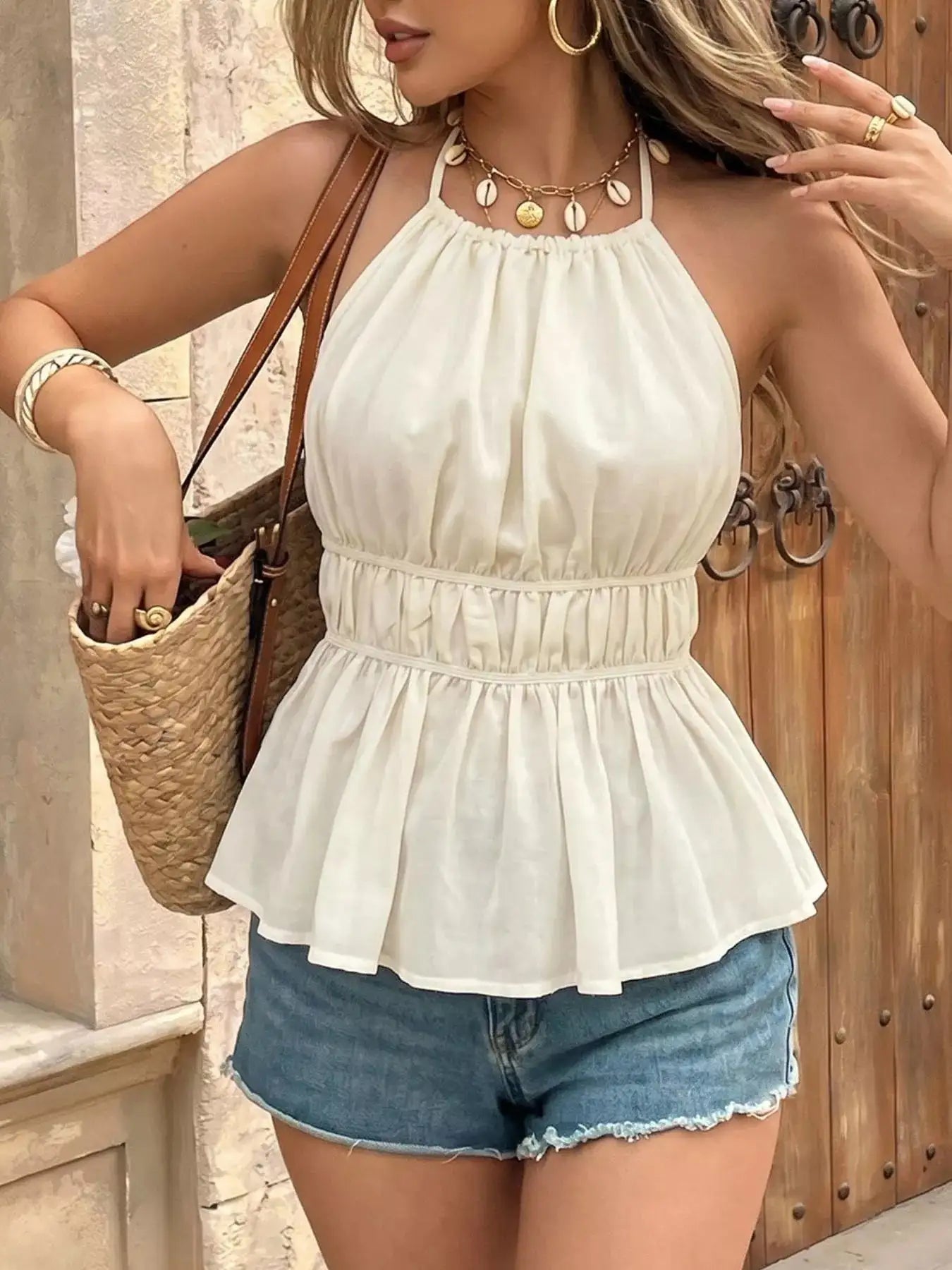 Halter Neck Tank Top