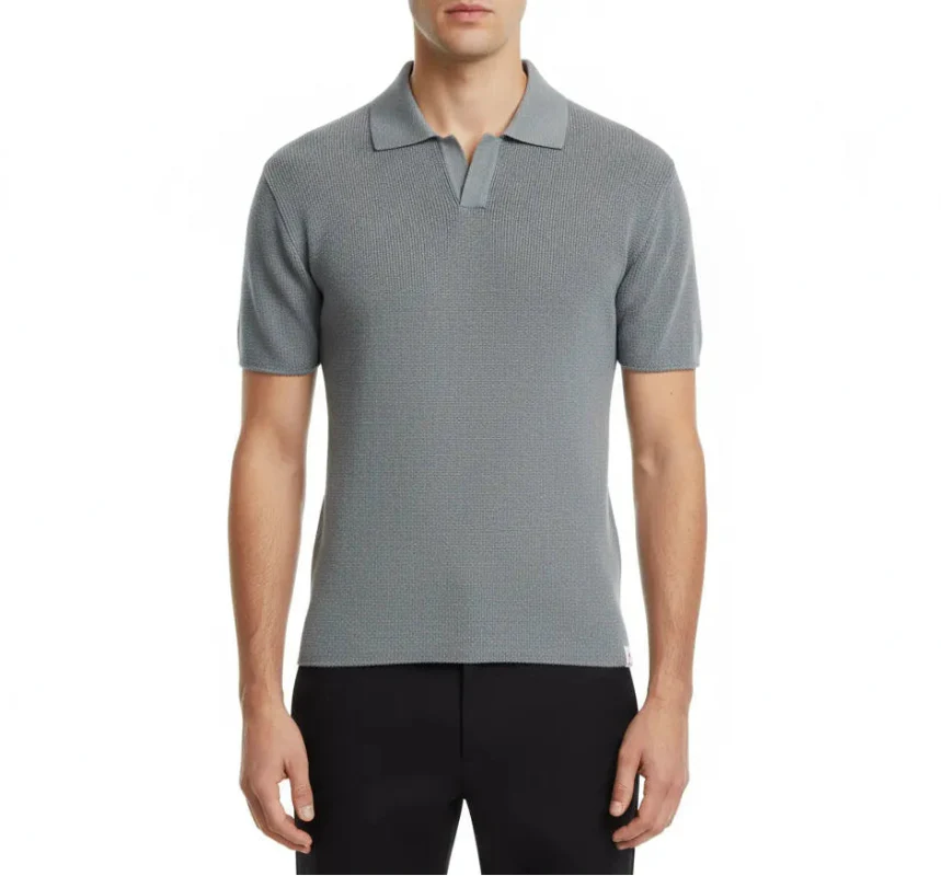 Doheny Beach Polo (Silver Gray)
