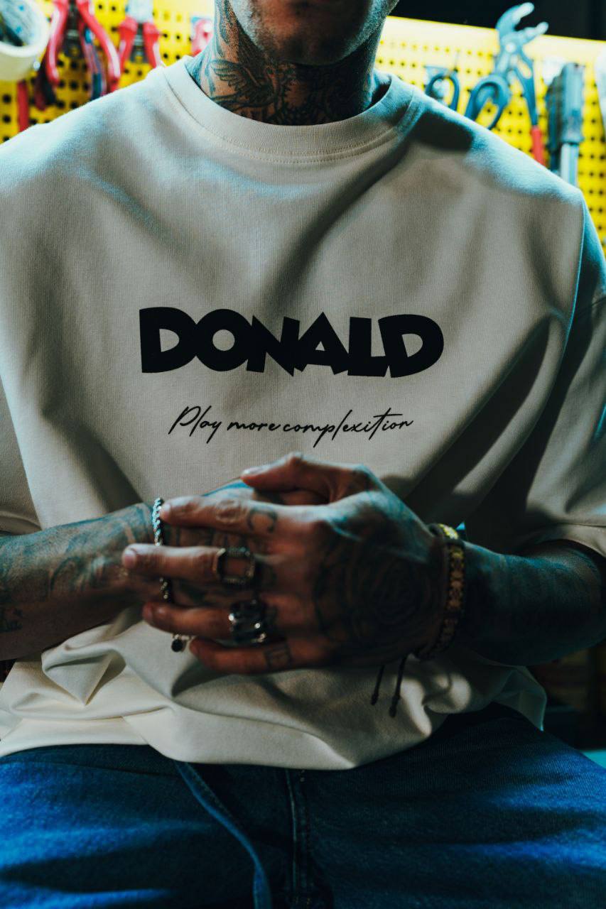 Men's Oversize 'DONALD' Graphic T-Shirt - Streetwear Comic Money Tee