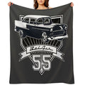 55 Chevy Bel Air Compact Throw Blanket
