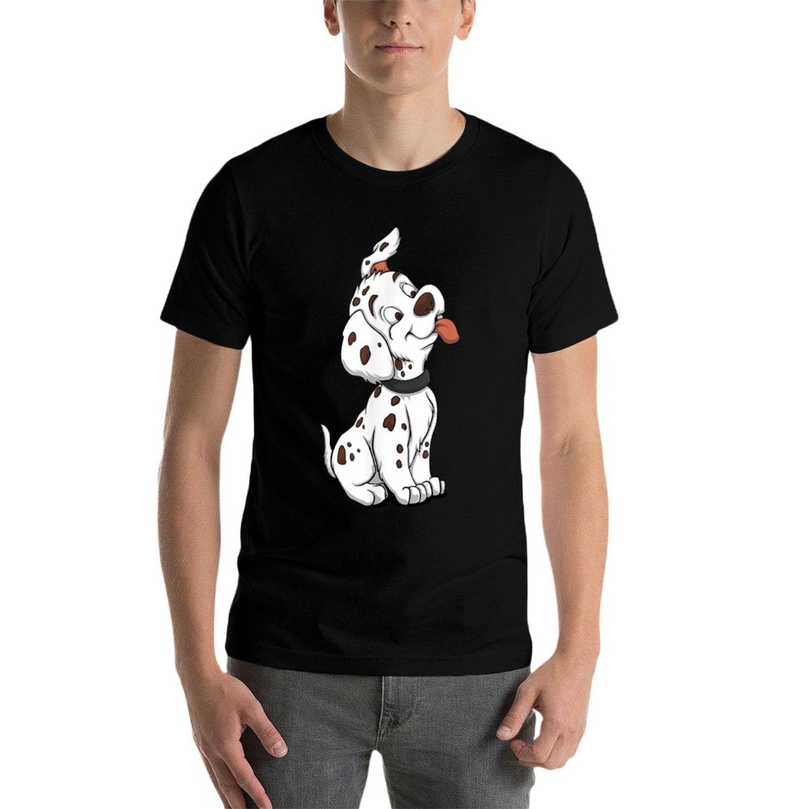 Cute Dalmatian Puppy Dog Can Hear You Men Women Girls Kids  Trendy Pattern T-Shirt