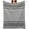 Palestinian Keffiyeh - كوفية  فلسطينية Throw Blanket
