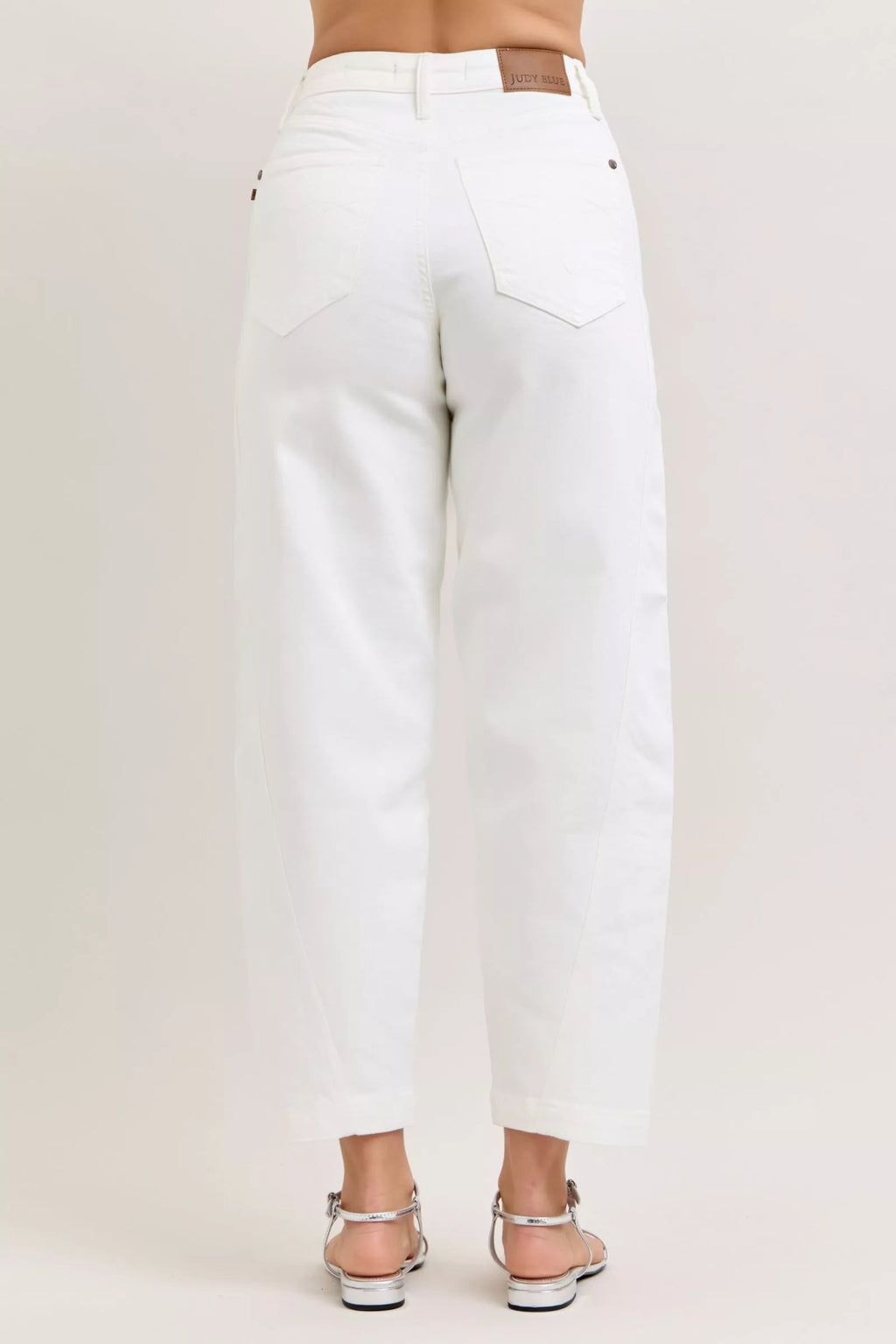 Judy Blue High-Waisted Rigid Magic Panel Barrel Jeans For Women - Flattering Fit, Comfortable Denim
