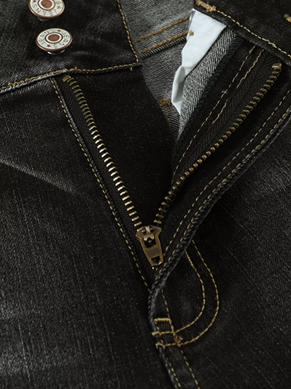 High Waist Distressed Straight Leg Jeans