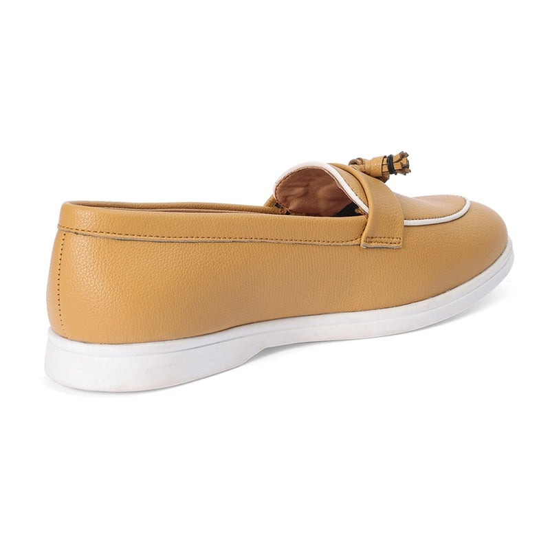 Nina - Tan Loafers
