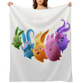 Sunny Bunnies - All Hold Paws! Throw Blanket