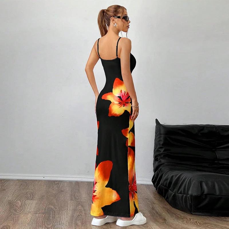Sling  floral print Dress