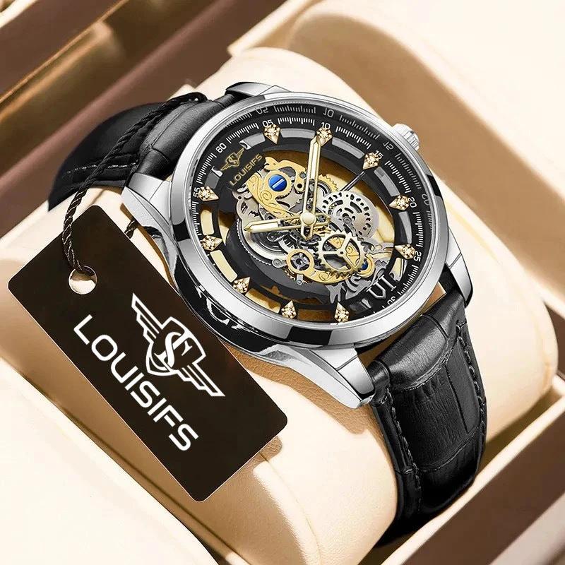 Men's Swiss Double-sided Hollow Non-mechanical Quartz Watch