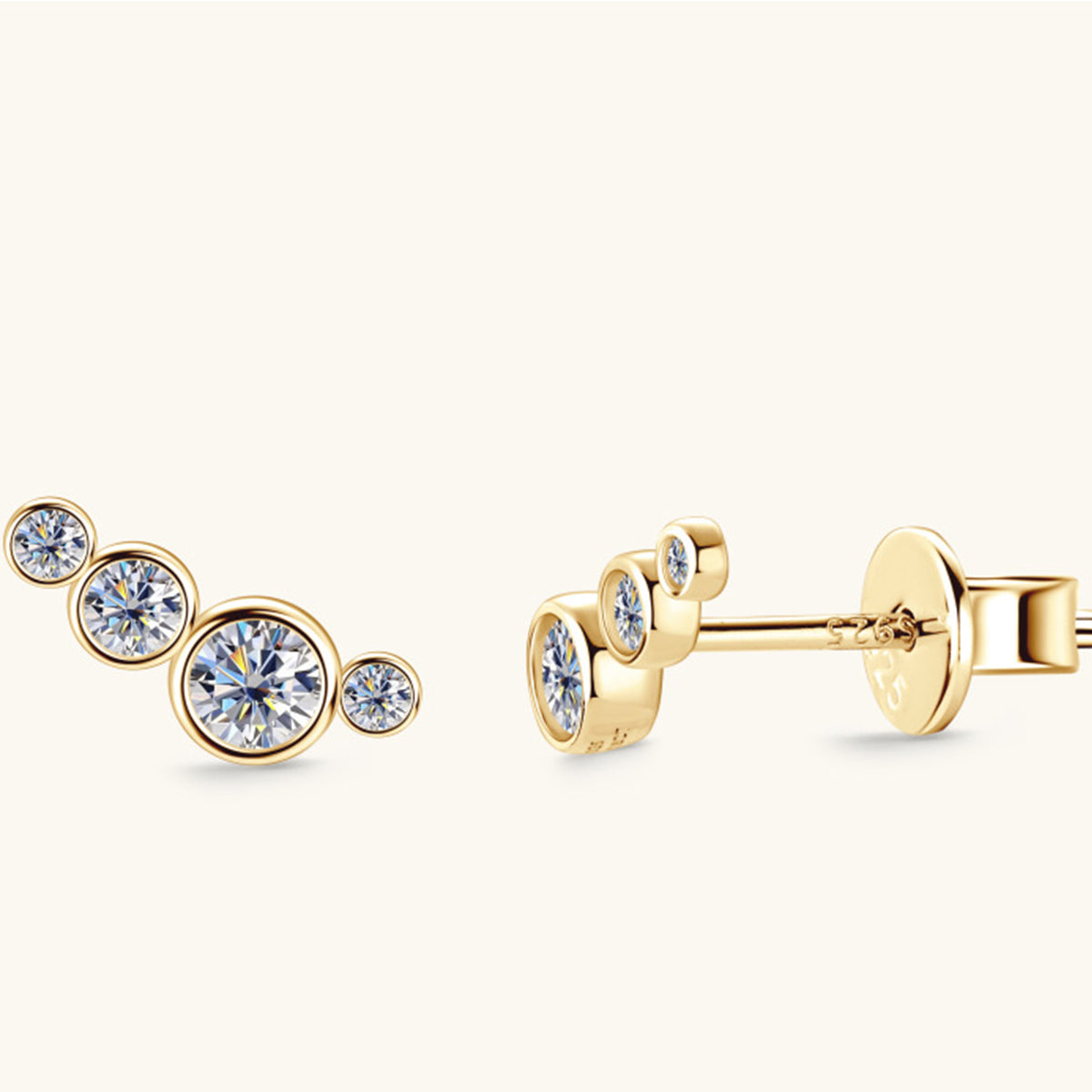 Sparkala™ Pure Sterling Silver Stud Earrings