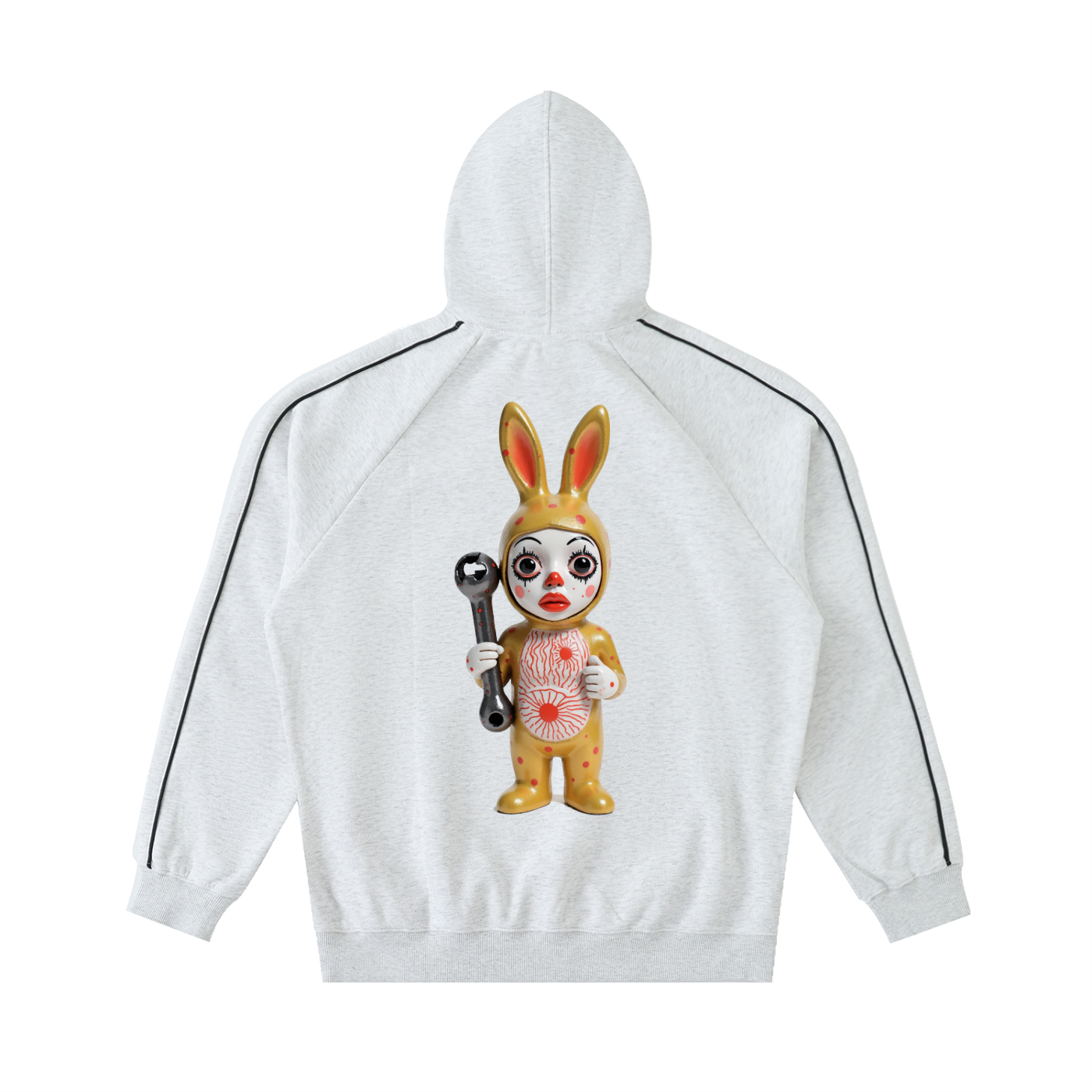 RatChet BunneeZ Contrast Piping Raglan Hoodie