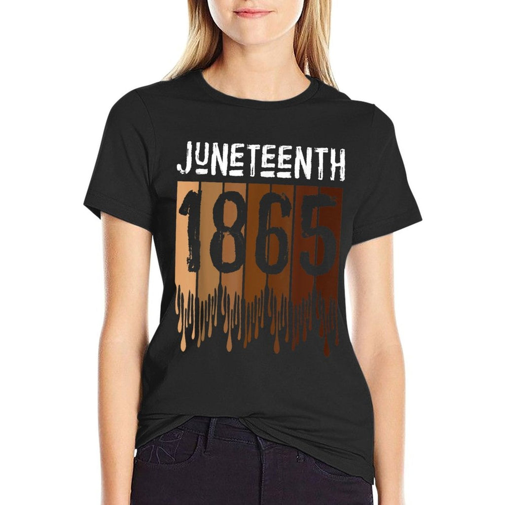 Juneteenth June 19th 1865 Freedom Day Melanin  Versatile T-Shirt