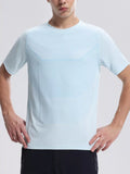 Men's Plus Size Round Neck Athletic T-Shirt