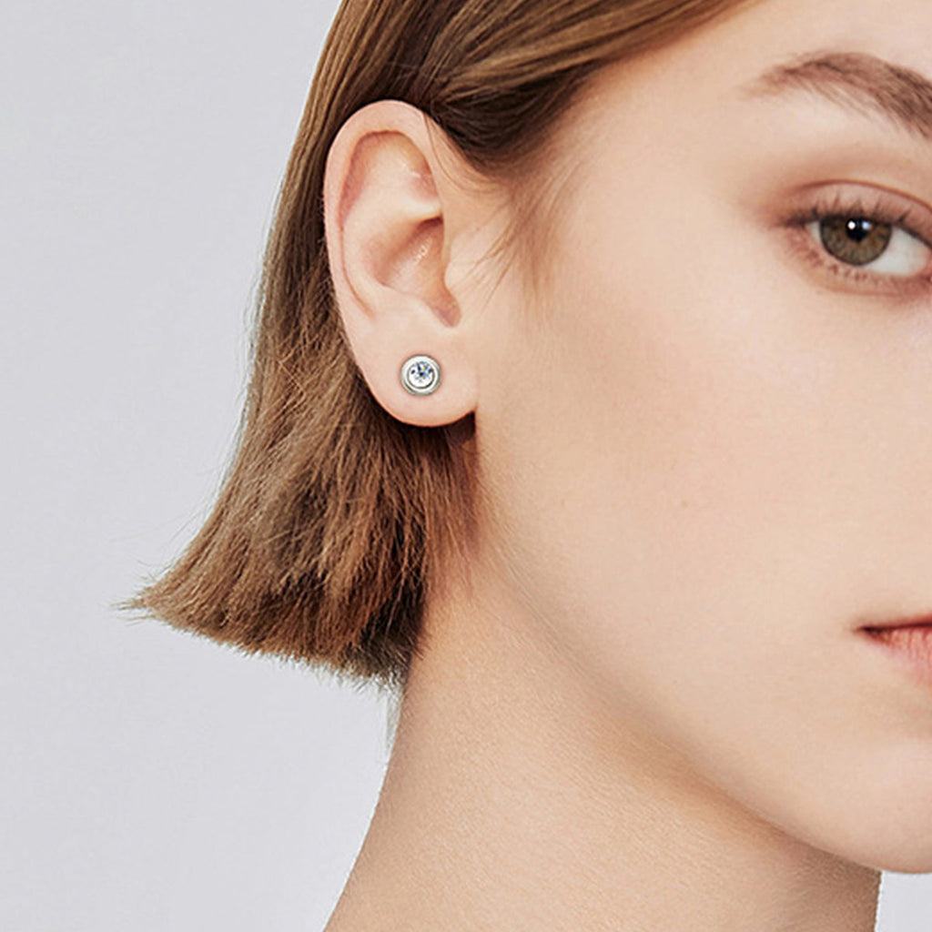 Sparkala™ Pure Sterling Silver Stud Earrings