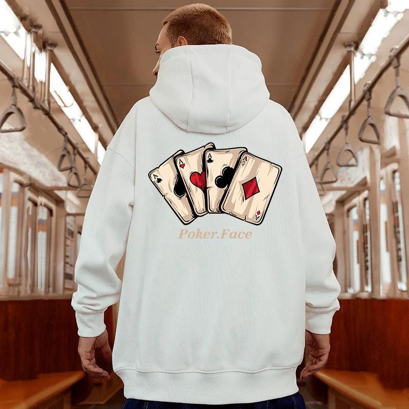 Men's Loose Hooded Sweater