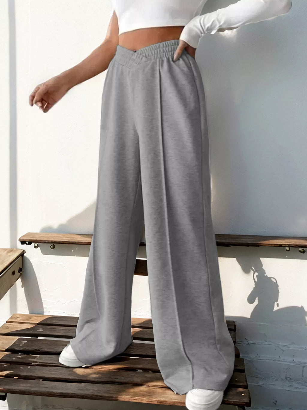 Wide Leg High Waist Pants for All