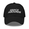 Embroidered Adjustable Baseball Cap - Grace Abounds - F/b