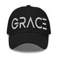 Embroidered Adjustable Baseball Cap - Grace - F/b