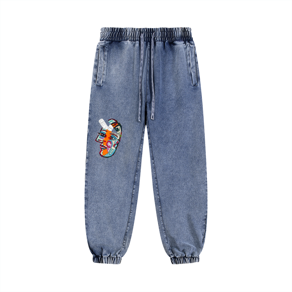Love Bar Snow Wash Jogged Sweatpants