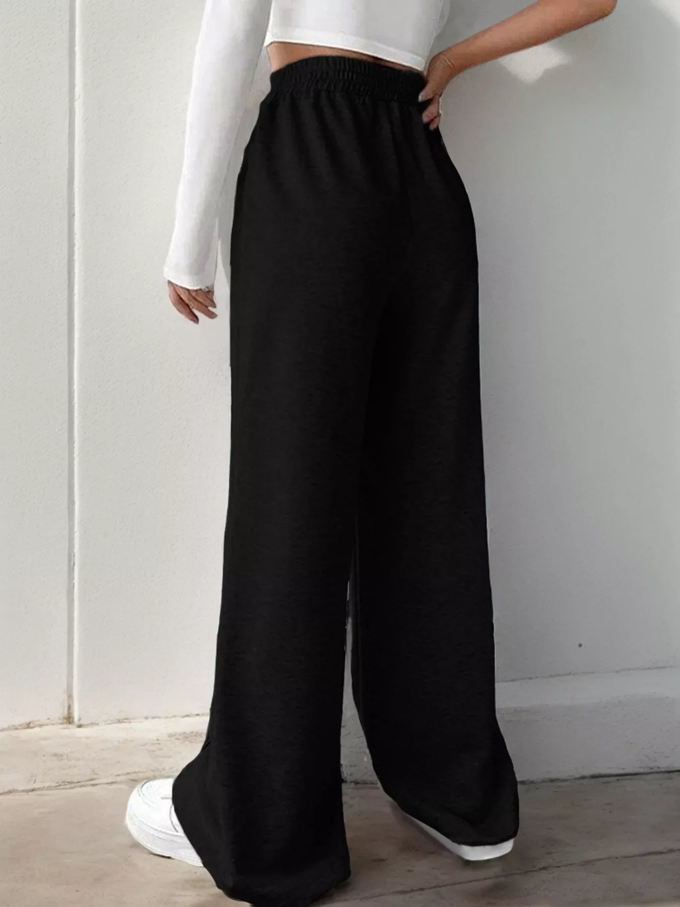 Wide Leg High Waist Pants for All