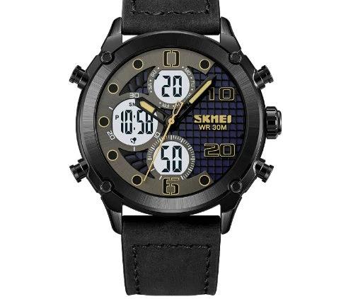 Outdoor Sports Men's Electronic Watch Dual Movement Multifunctional