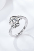 Limitless Love Brilliant Round Cut Sparkala™ Ring (Platinum Over Pure Sterling Silver)