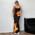 Sling  floral print Dress