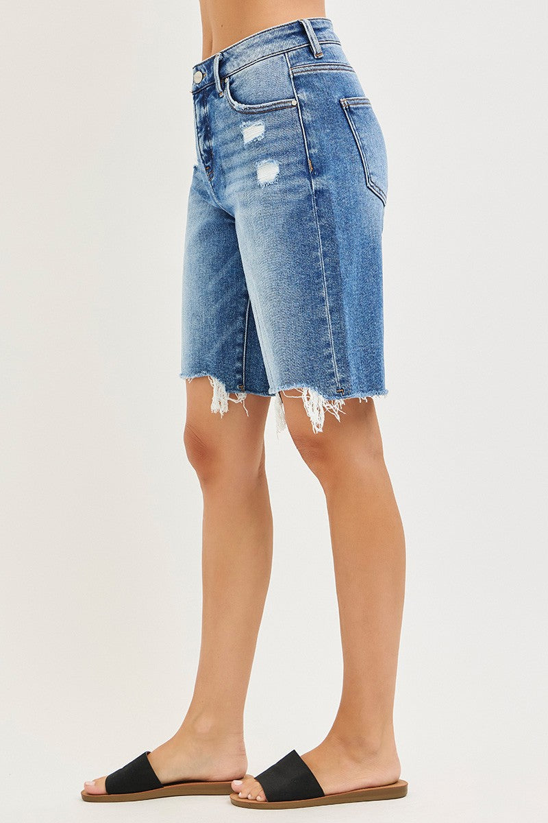 RISEN Tummy Control Slouchy Bermuda Shorts