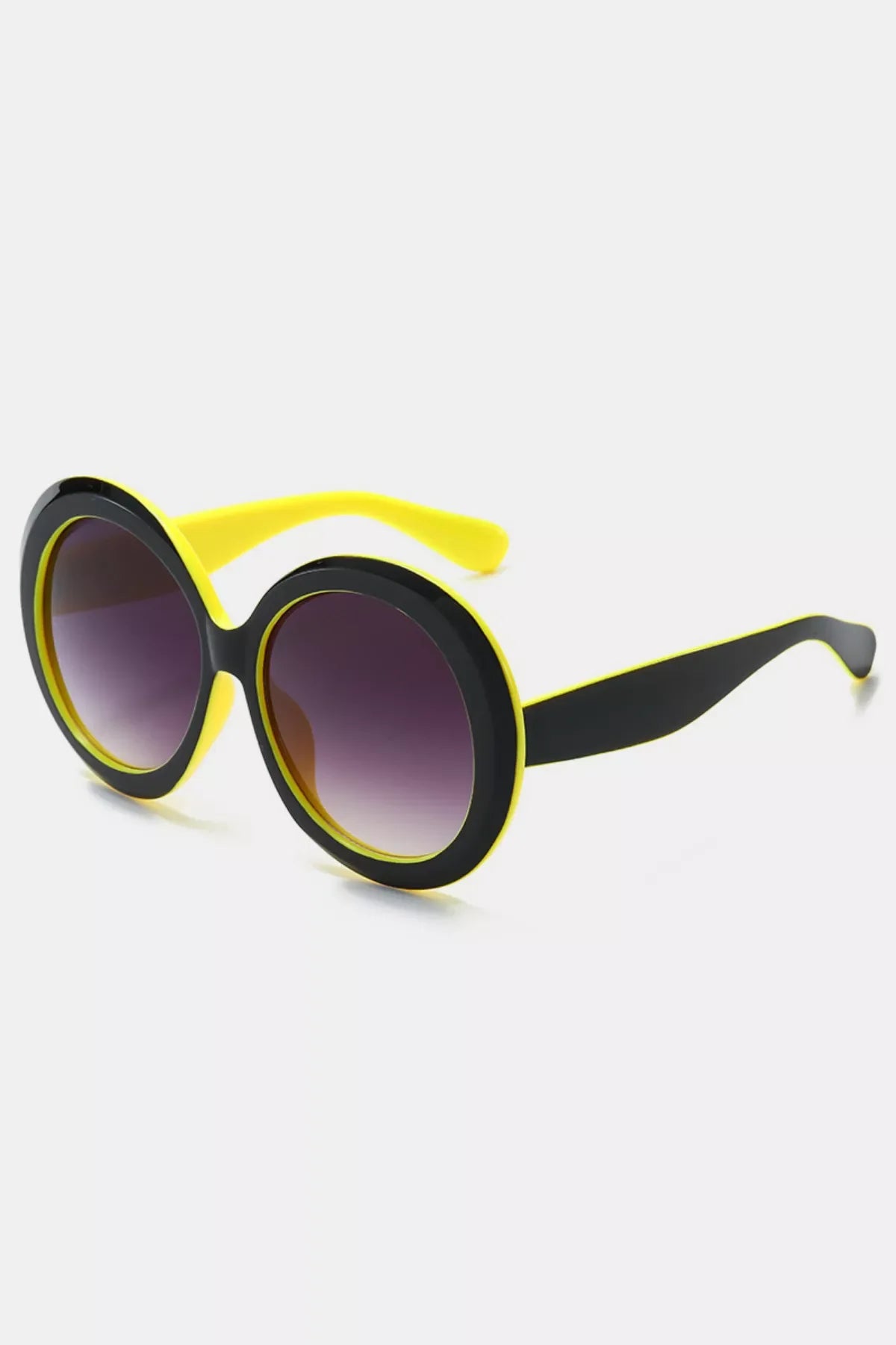 Oversized Round Frame Fashion Sunglasses
