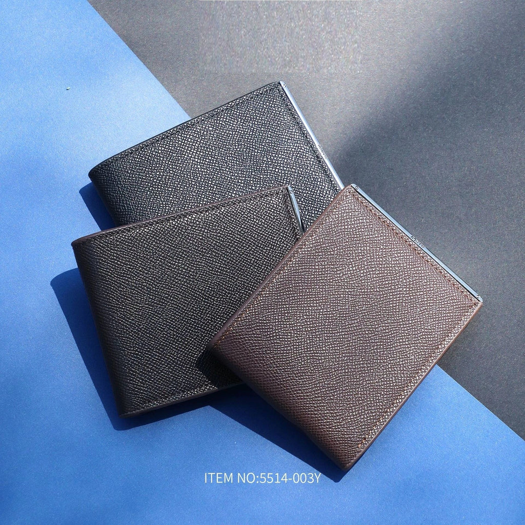 Ultra-thin Premium PU Anti-theft Swiping Large Capacity Multiple Card Slots Men's Wallet
