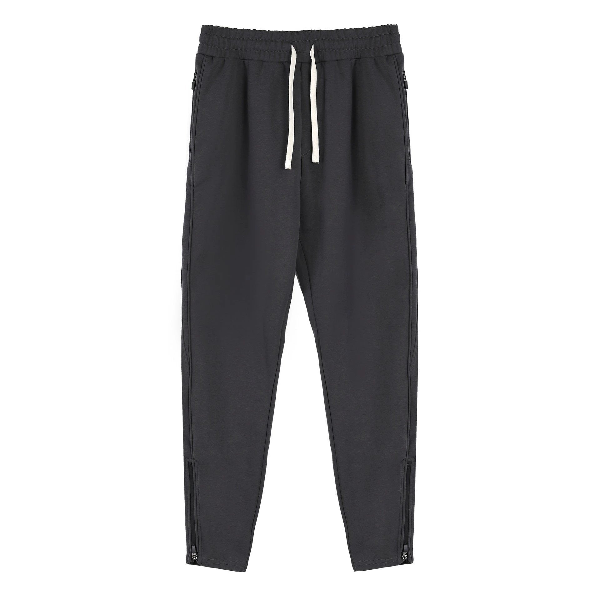 Men's Slim Fit Leg Opening Ankle Zipper Sweatpants