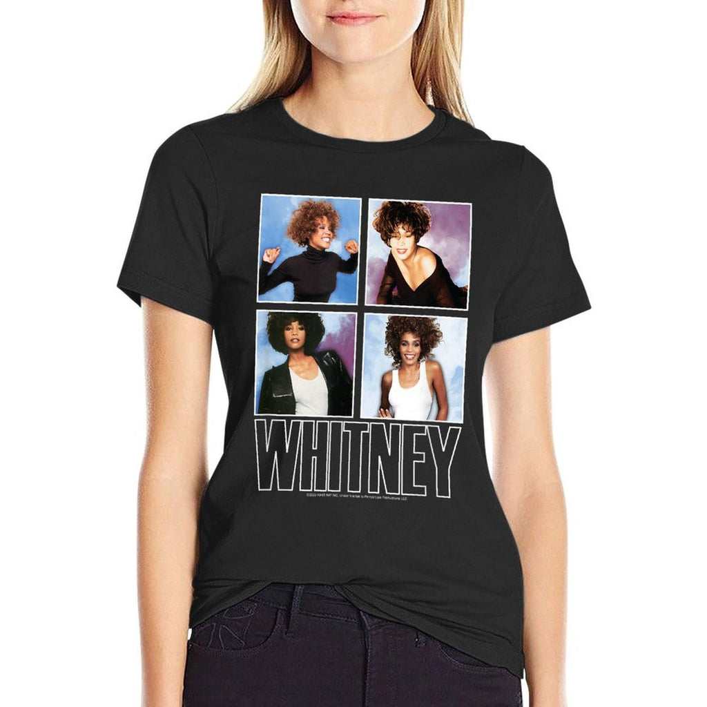 Whitney Houston - Grid  Stretchy T-Shirt