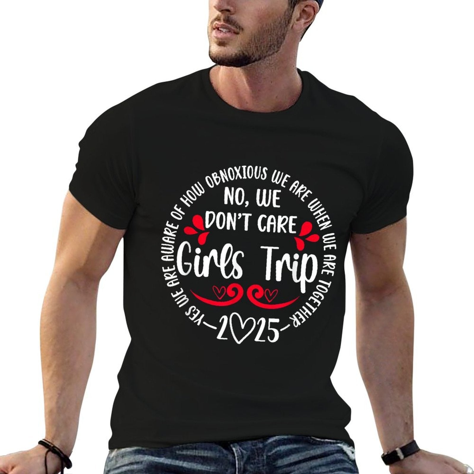 Funny Girls Trip 2025 Vacation Travel Girls Night Out  Classic T-Shirt
