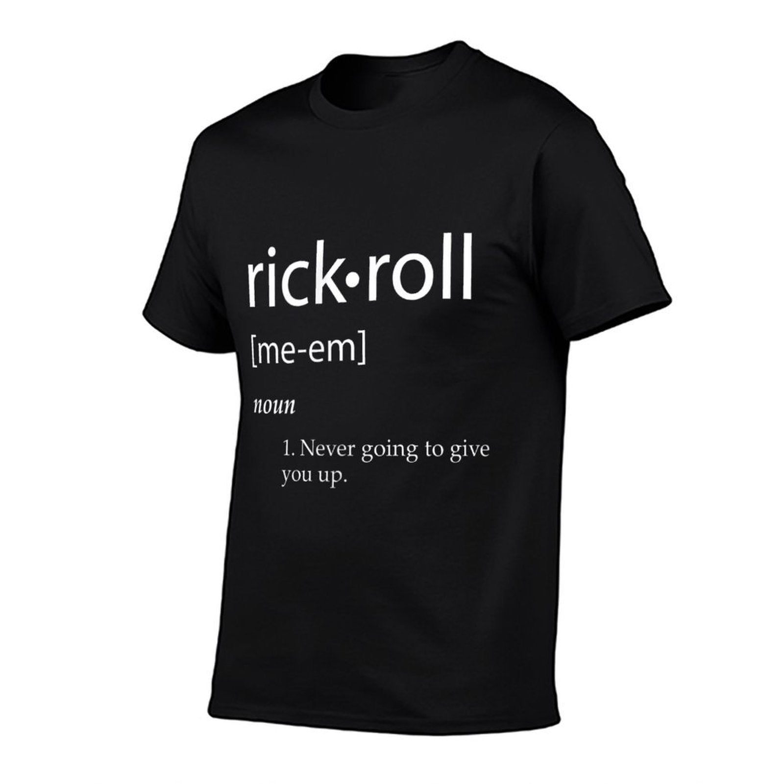 Womens Rick Roll Definition - Funny Internet Meme Gag Gift - Rolled  Odor-resistant T-Shirt