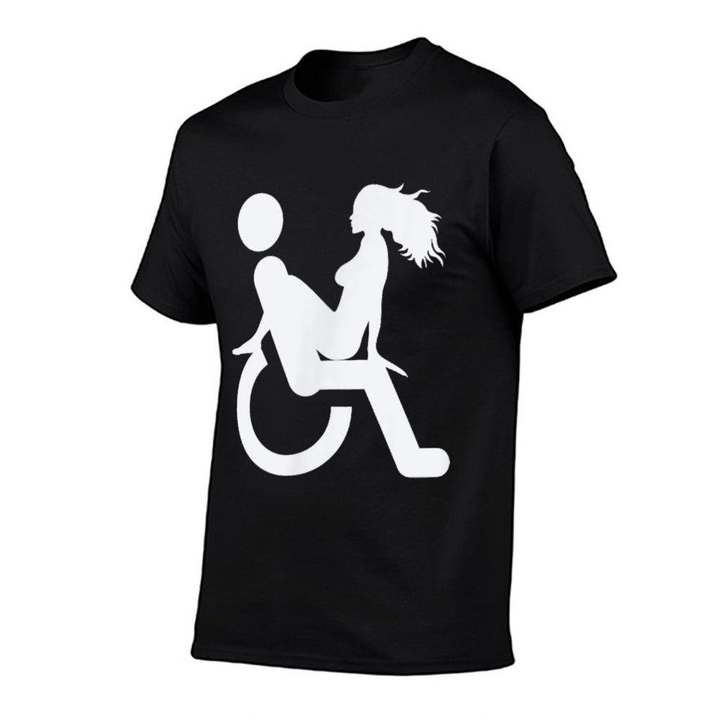 Funny Wheelchair Tshirt Gift Handicap People With Humor  Vintage-inspired T-Shirt