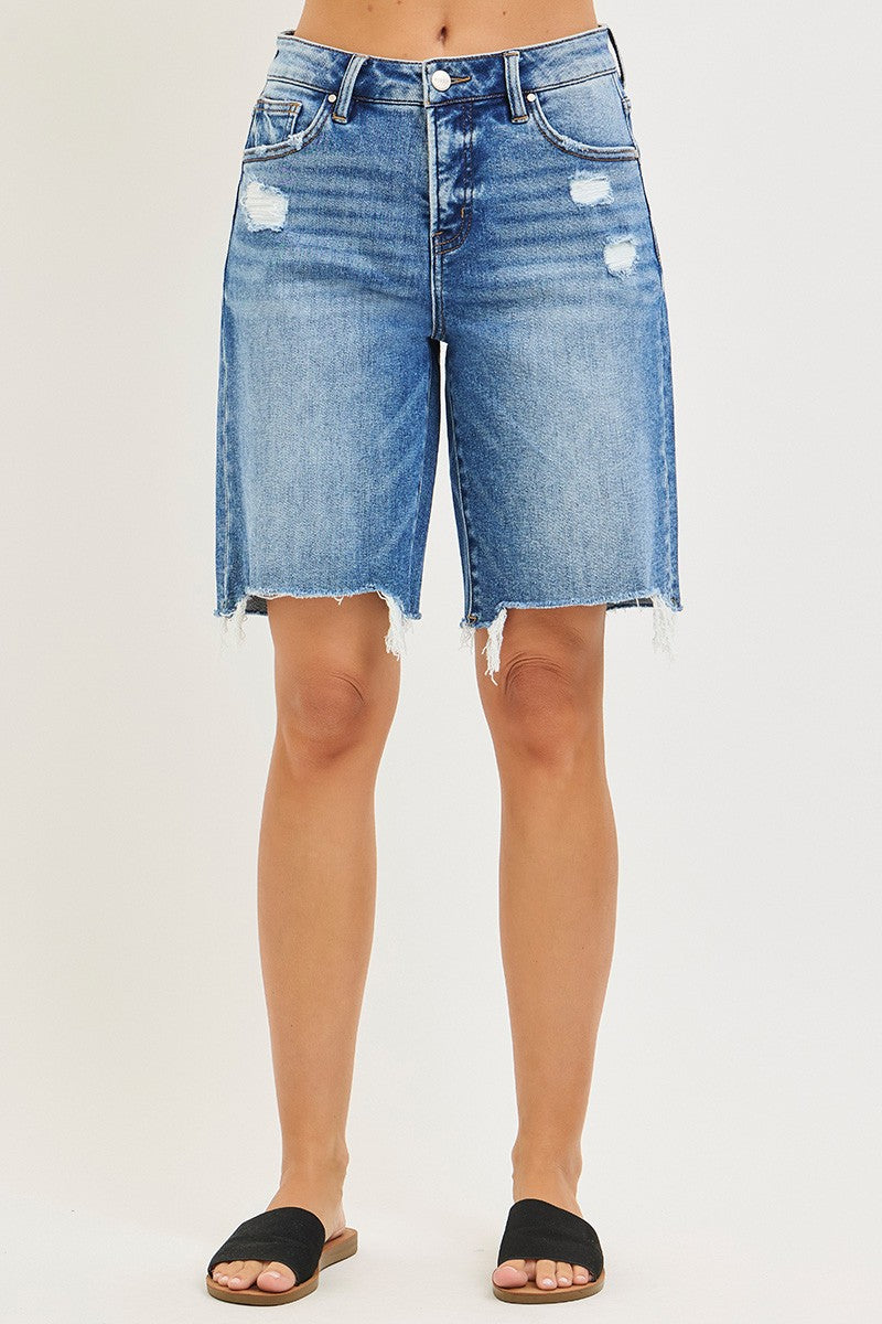 RISEN Tummy Control Slouchy Bermuda Shorts