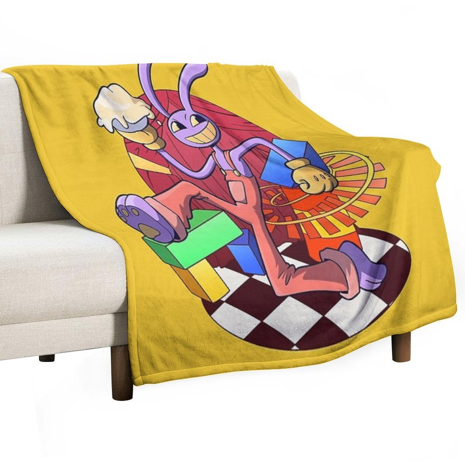 The Amazing Digital Circus - Jax Throw Blanket