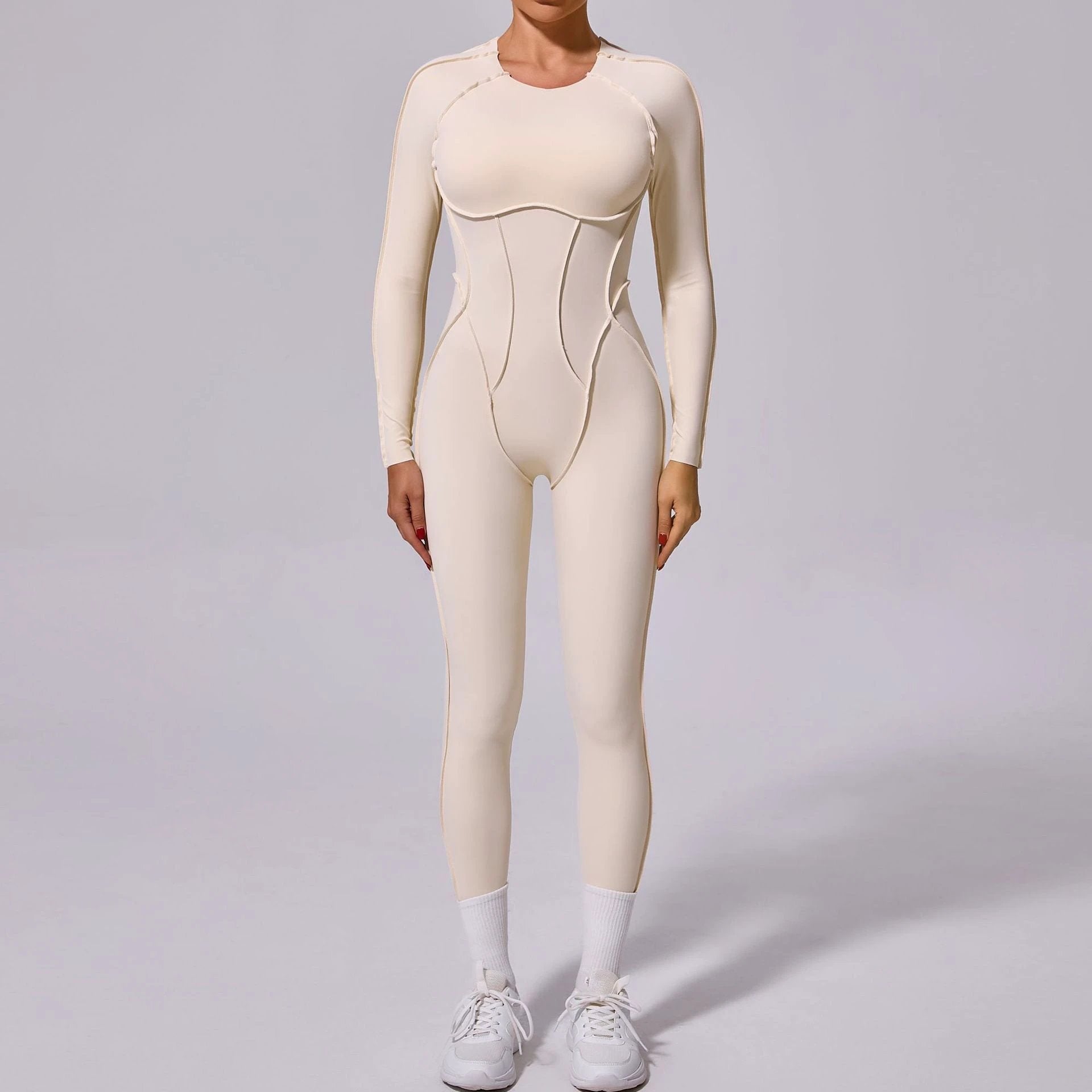 New Winter One-piece Sports Yoga Jumpsuit Backless Tight Jumpsuit