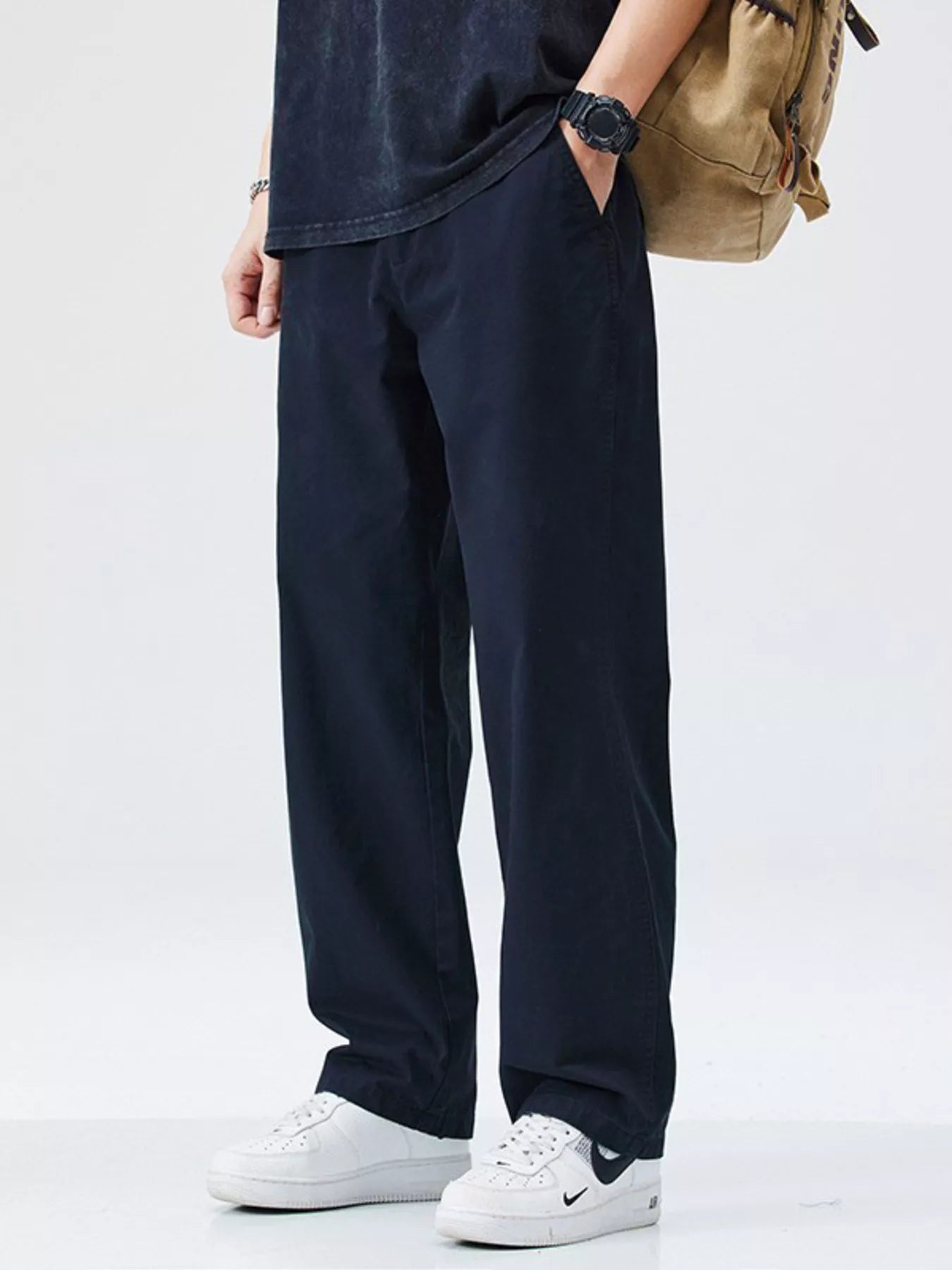 Men's Full Size Casual Loose Fit Carpenter Pants Plus Size