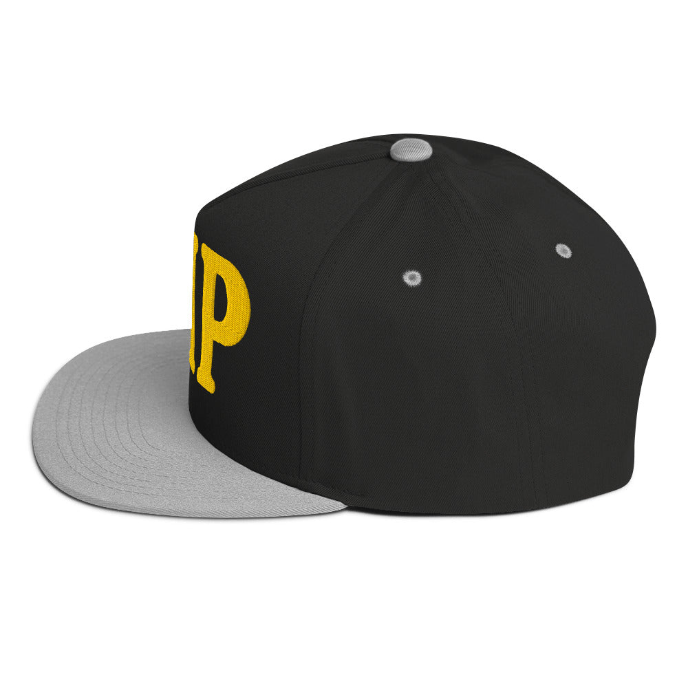 VIP Embroidered Flat Bill Cap