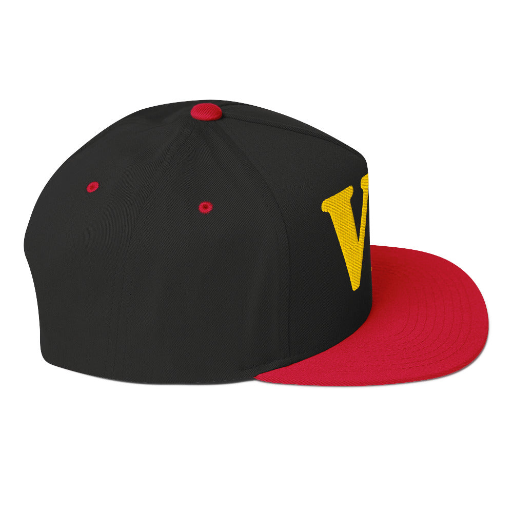 VIP Embroidered Flat Bill Cap