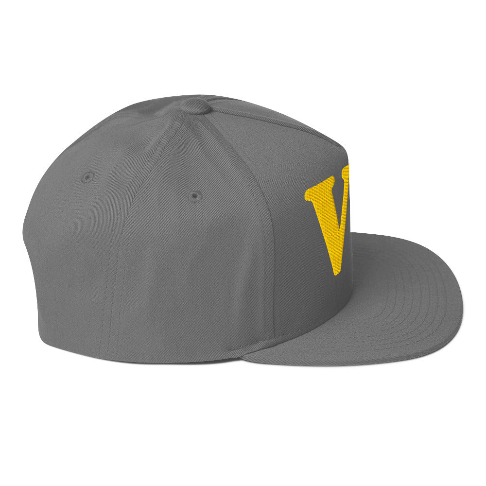 VIP Embroidered Flat Bill Cap