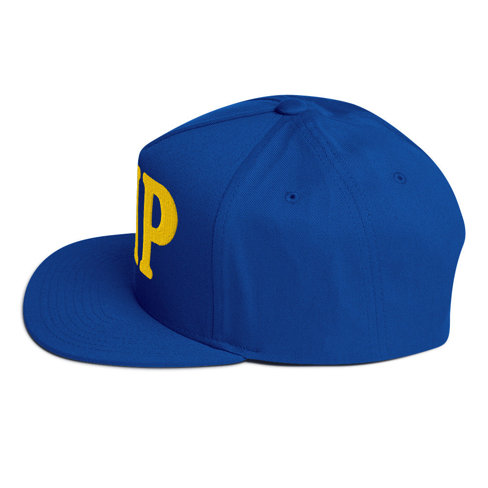 VIP Embroidered Flat Bill Cap