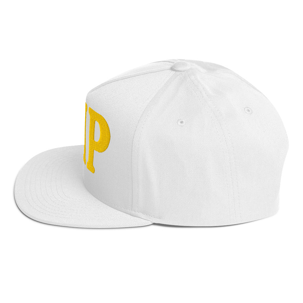 VIP Embroidered Flat Bill Cap