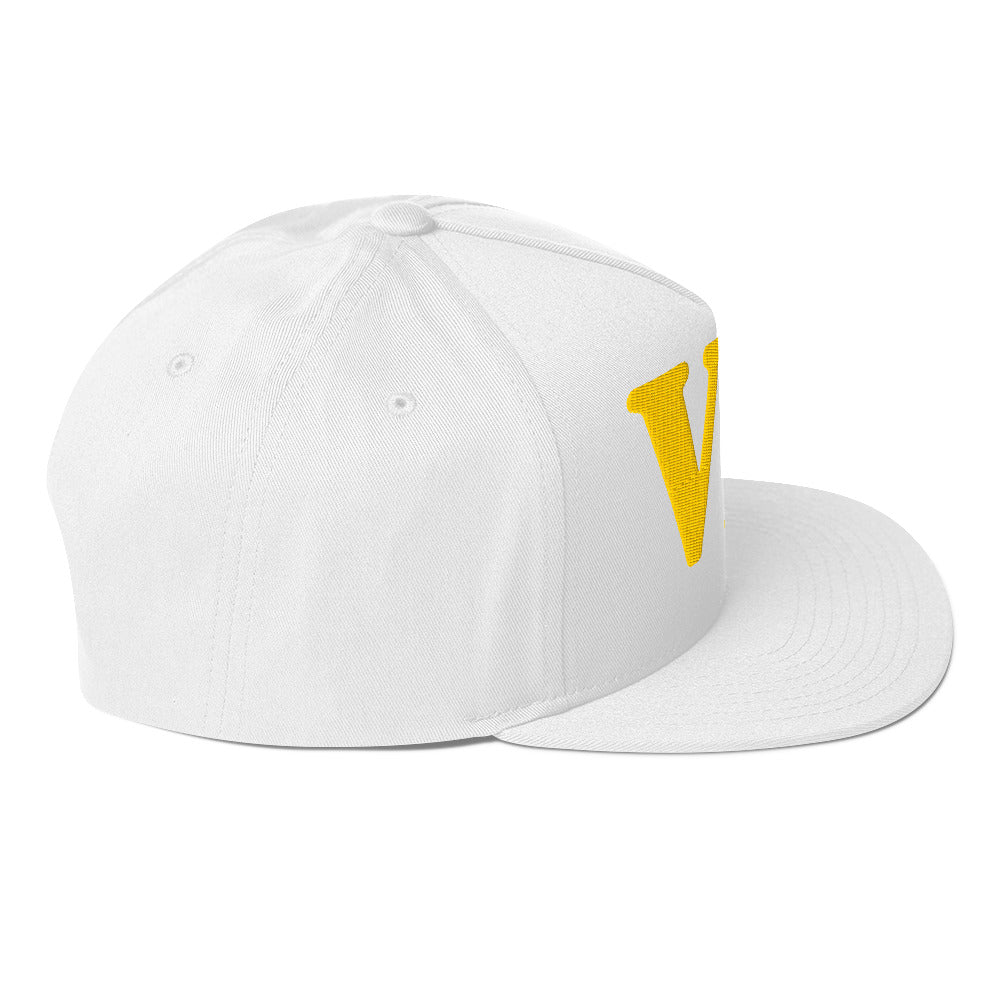 VIP Embroidered Flat Bill Cap
