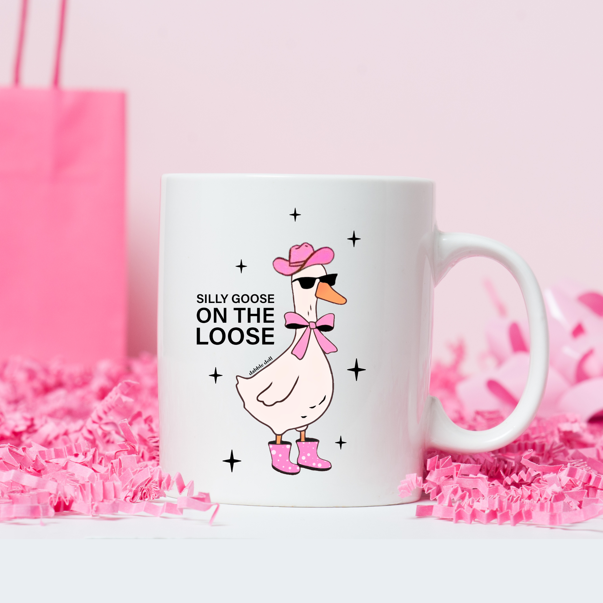 Silly Goose, Funny Coffee Mug Design