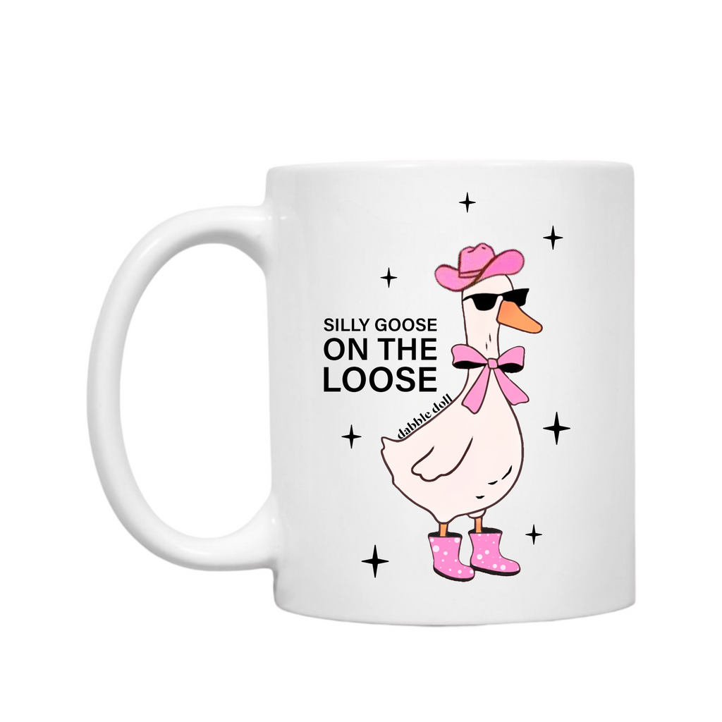 Silly Goose, Funny Coffee Mug Design