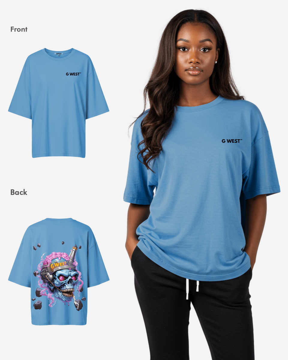 G West Womens Beer Buddies Oversized Tee