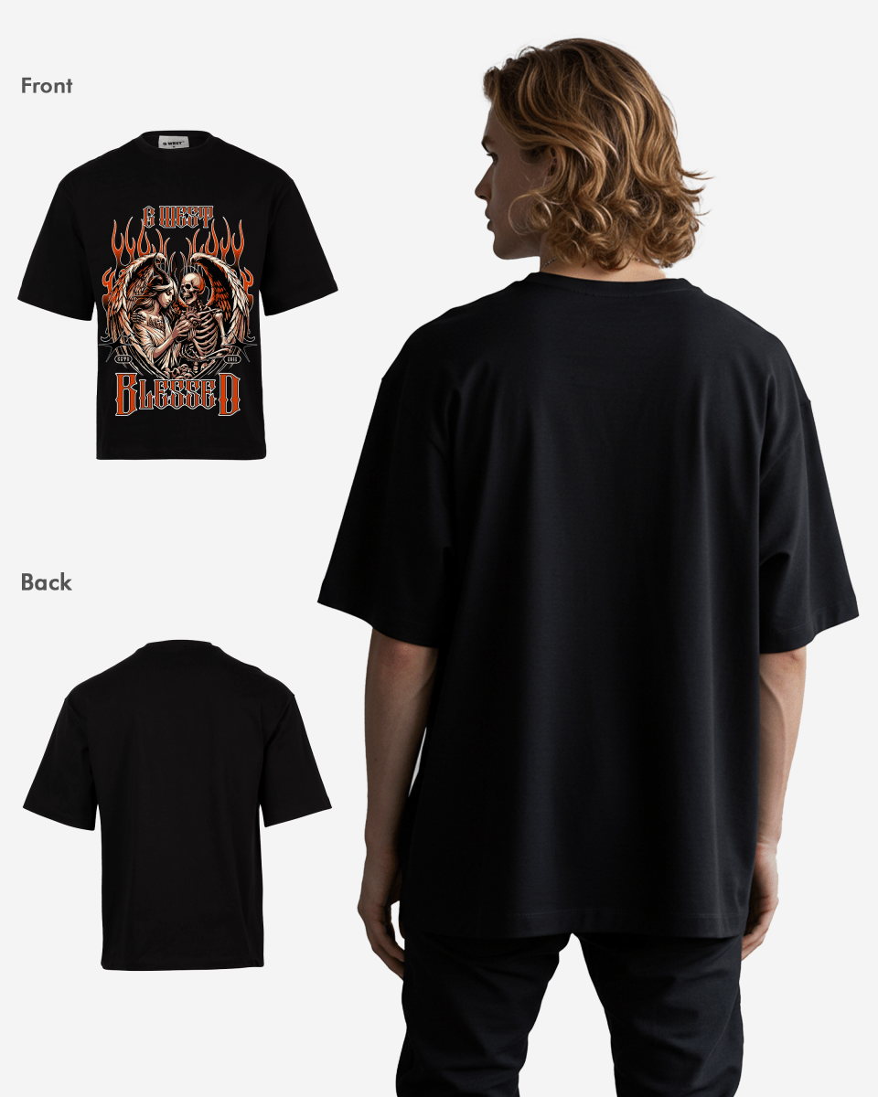 G West Blessed Oversized Tee