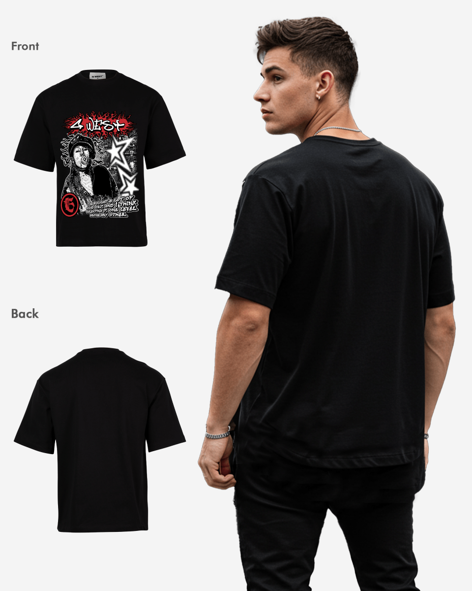 G West Graffiti Heat Oversized Tee