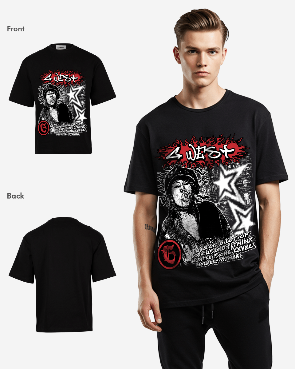 G West Graffiti Heat Oversized Tee